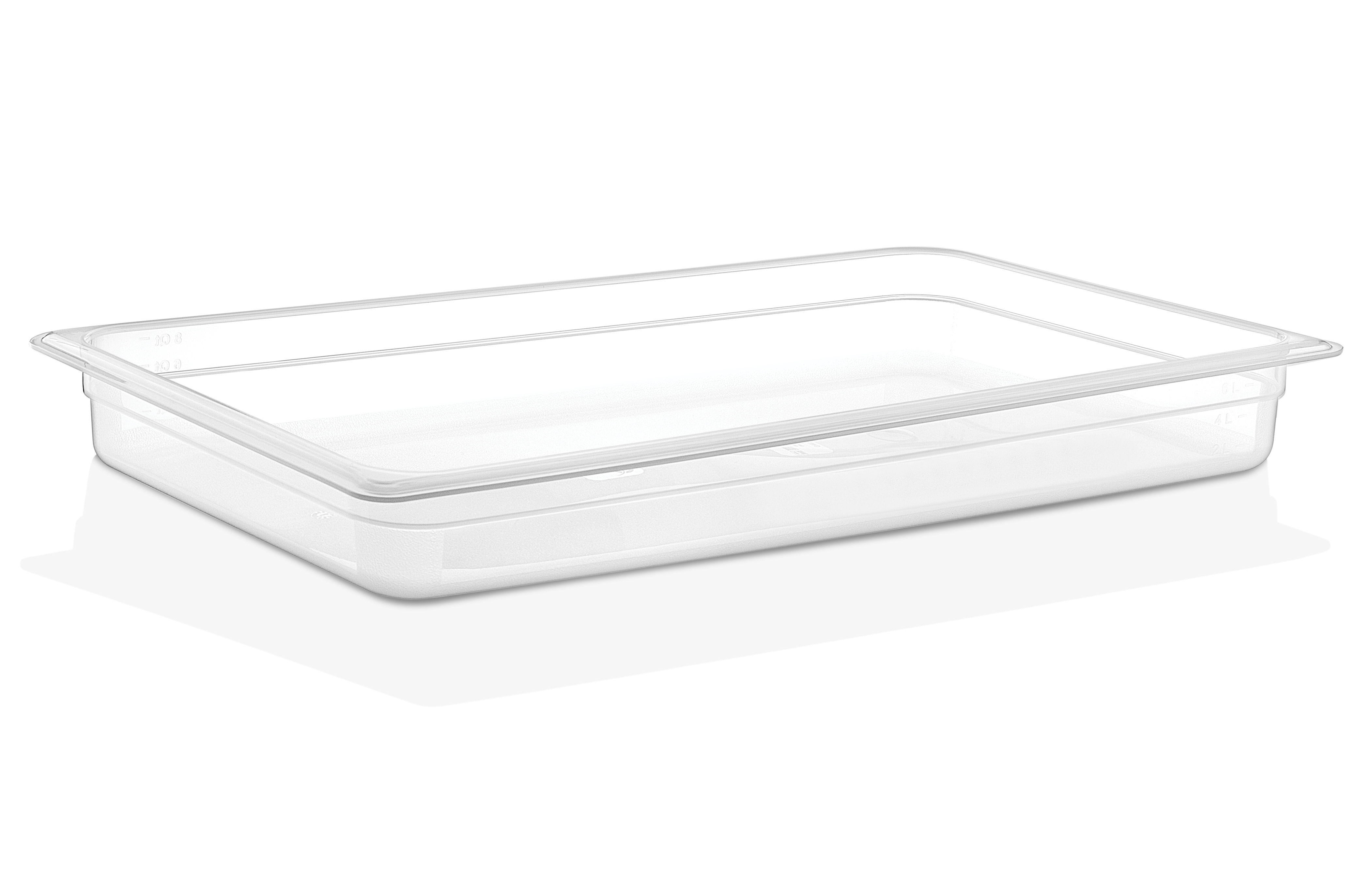 Гастроемкость 1/1 h= 65 мм. 530*325 мм. 6 л. поликарб. прозрачная GP /1/