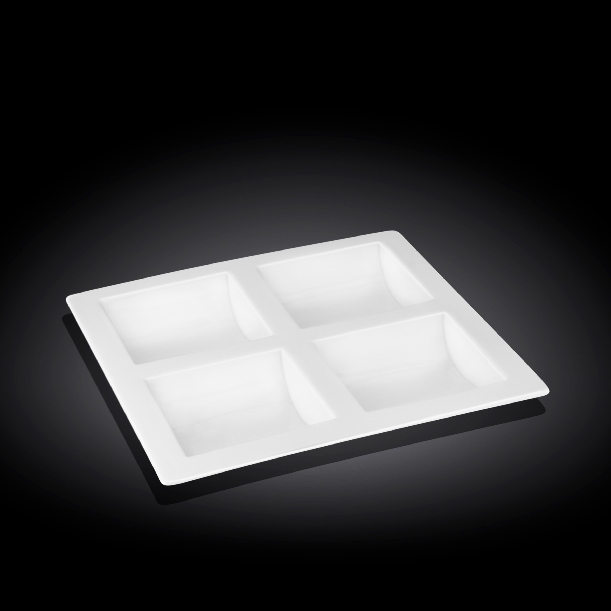 Менажница 4-х секц. 260*260 мм. квадр. Wilmax /1/3/12/