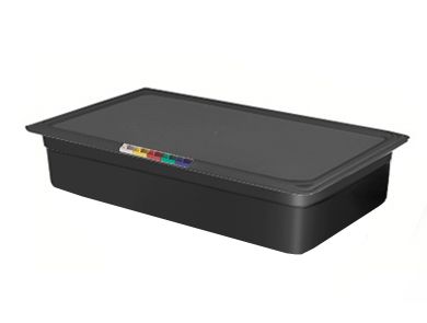 Гастроемкость 1/1 h=100 мм. 530*325 мм. 13,3 л. п/п черная  /1/6/
