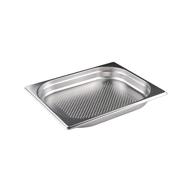 Гастроемкость 1/2 h= 40 мм. 325*265 мм. 2 л. нерж. перфорир. d=4 мм. MGSteel /1/6/12/