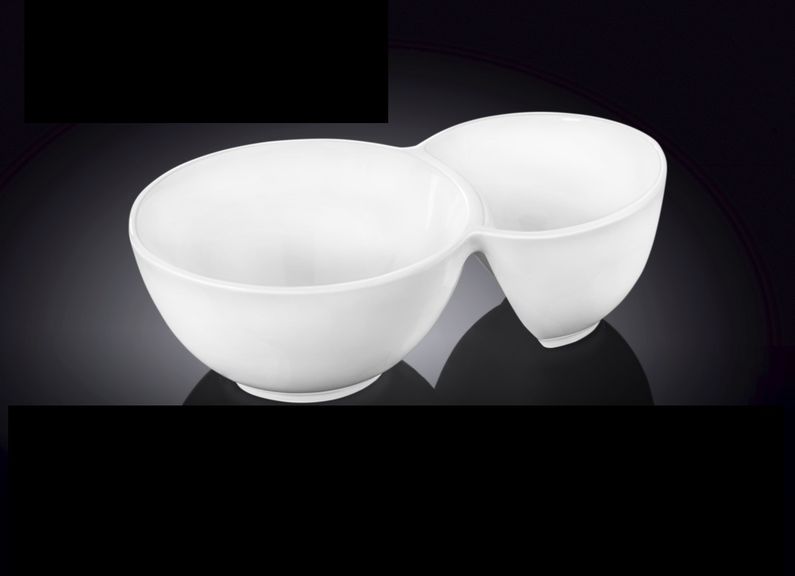 Емкость для закусок 18,5*11*5 см. 150/300 мл. Wilmax /1/6/48/