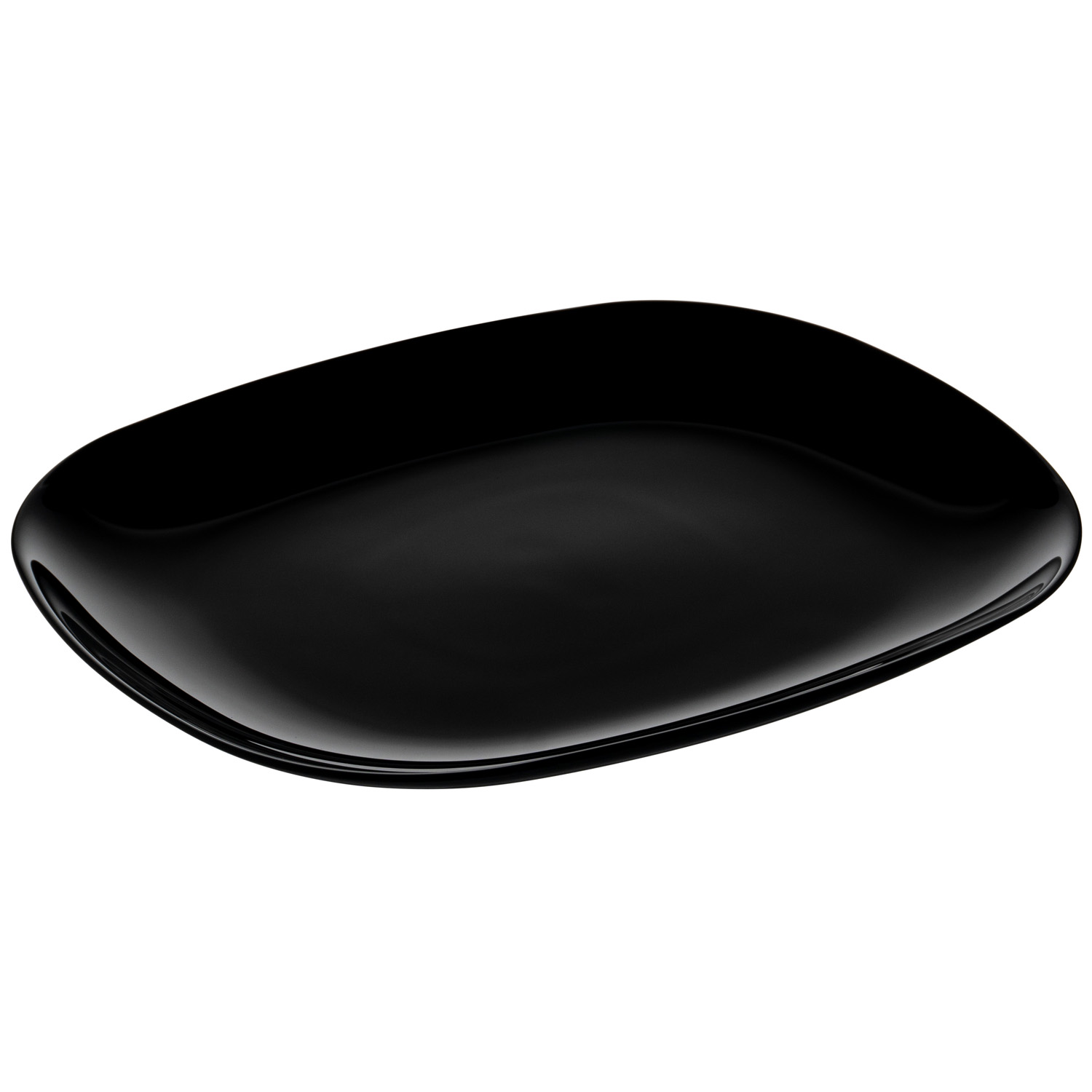 Блюдо прямоуг. 280*230 мм. h=22 мм. Эволюшн Блэк /1/6/12/864/