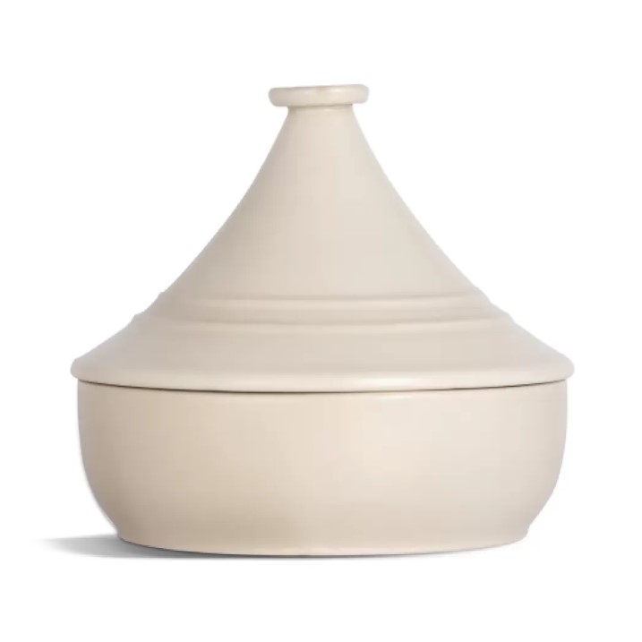 Тажин 0,6 л. d=160 мм. h=160 мм. с крышкой бежевый керам Emile Henry /1/2/