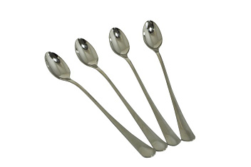 Ложка для коктейля 18/10 1 мм  21 см. Pinti /1/4/ АКЦИЯ