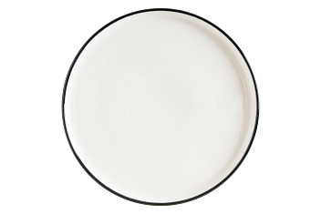 Тарелка d=160 мм. Линеа Черный, форма Хюгге Bonna /1/12/1680/