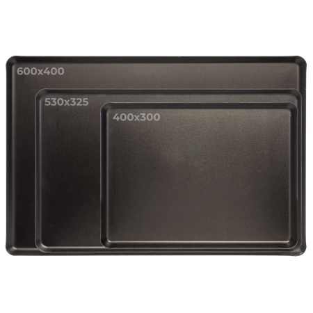 Противень 530*325 мм. h=1 см. алюмин. с антиприг. покр. Tellier /1/