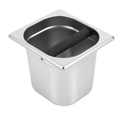 Нок-бокс для кофейного жмыха 17,6*16,2*15 см. нерж. MGsteel /1/24/