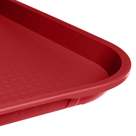 Поднос 44,5*34,5 см. красный поверхность классик (163) MGprof /1/10/ АКЦИЯ