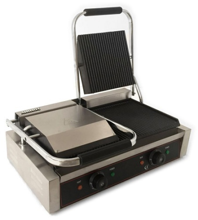 Гриль  контактный 580*400*210 мм, 3 рифл. чугун. поверхности (темп. режим: +50/+300°С) /1/