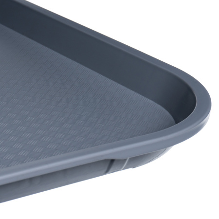 Поднос 44,5*34,5 см. серый поверхность классик (107) MGprof /1/10/  АКЦИЯ